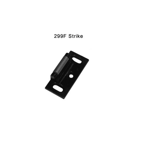 F-25-R-L-BE-DANE-US19-3-LHR Falcon 25 Series Fire Rated Rim Exit Device 510L-BE Dane Lever Trim with Blank Escutcheon in Flat Black Painted