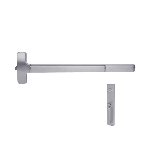 F-25-R-TP-US26D-3 Falcon Exit Device in Satin Chrome