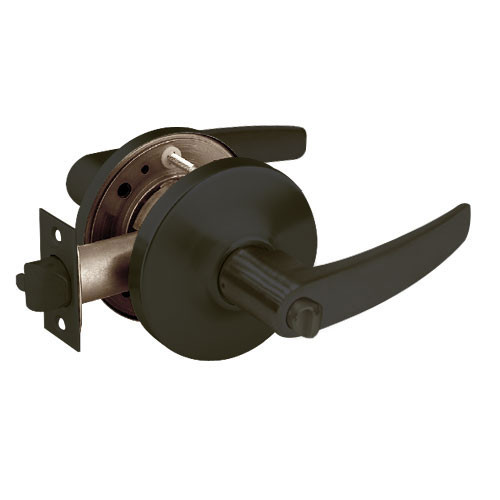 28-10U68-GB-10B Sargent 10 Line Cylindrical Hospital Privacy Locks with B Lever Design and G Rose in Oil Rubbed Bronze