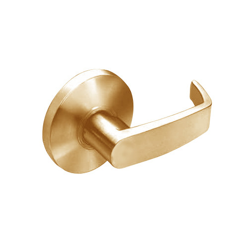 28-65U93-KL-10 Sargent 6500 Series Cylindrical Single Lever Pull with L Lever Design and K Rose in Dull Bronze