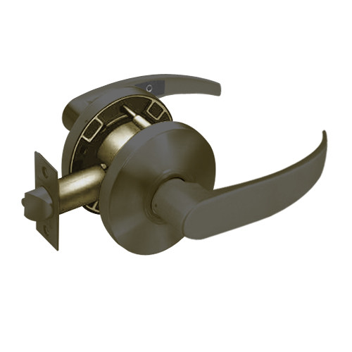 28-65U65-KP-10B Sargent 6500 Series Cylindrical Privacy Locks with P Lever Design and K Rose in Oil Rubbed Bronze