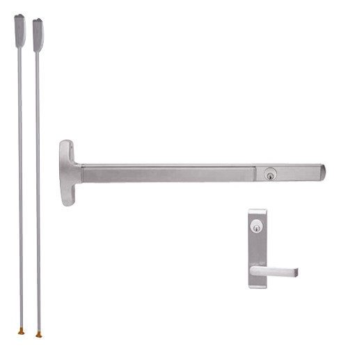 CD24-V-L-Dane-US28-2-RHR Falcon Exit Device in Anodized Aluminum