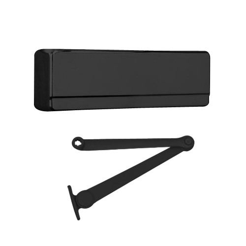281-O10-ED Sargent 281 Series Powerglide Cast Iron Door Closer with Heavy Duty Standard Arm in Black Powder Coat