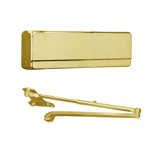 281-P9-EAB Sargent 281 Series Powerglide Cast Iron Door Closer with Regular Duty Parallel Arm in Brass Powder Coat