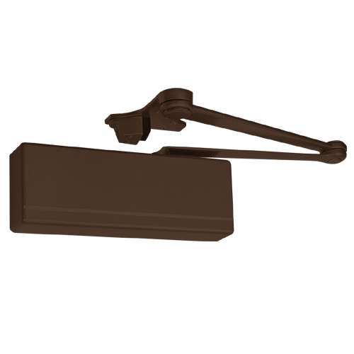 281-CPS-10BE Sargent 281 Series Powerglide Cast Iron Door Closer with Heavy Duty Parallel Arm with Compression Stop in Dark Oxidized Satin Bronze