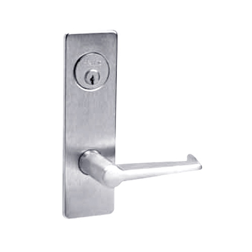 ML2024-ESM-625-LH Corbin Russwin ML2000 Series Mortise Entrance Locksets with Essex Lever and Deadbolt in Bright Chrome