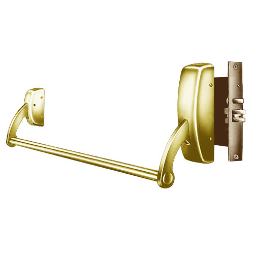9910-RHR-03 Sargent 90 Series Exit Only Mortise Lock Exit Device in Bright Brass 9910-RHR-03 Sargent 90 Series Exit Only Mortise Lock Exit Device in Bright Brass