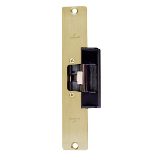 1608S-US4 DynaLock 1600 Series Electric Strike for Standard Profile in Satin Brass
