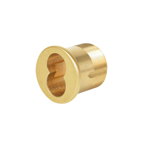 CR1070-112-A02-6-605 Corbin Mortise Interchangeable Core Housing with Straight Cam in Bright Brass Finish