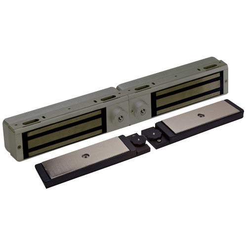 3121C-DSM2-DYN2-US10B DynaLock 3101C Series Delay Egress Electromagnetic Lock for Double Outswing Door with DSM and DYN in Oil Rubbed Bronze