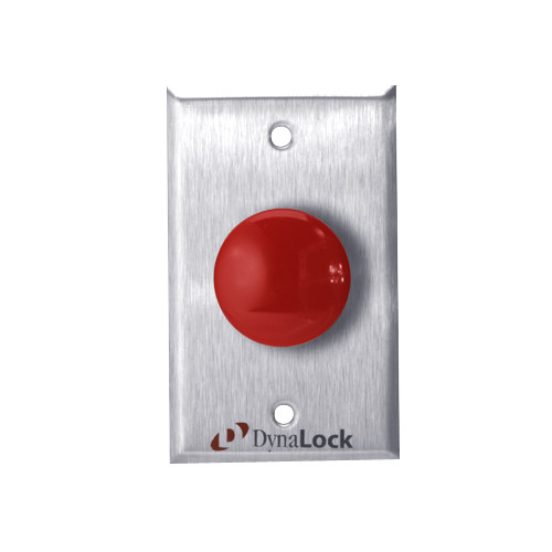 6210-US26 DynaLock 6000 Series Pushbuttons and Palm Switch in Bright Chrome