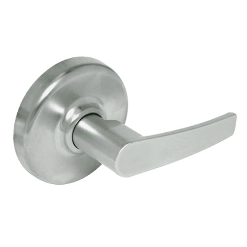 CL3390-AZD-619 Corbin CL3300 Series Extra Heavy Duty Passage with Turnpiece Cylindrical Locksets with Armstrong Lever in Satin Nickel Plated Finish