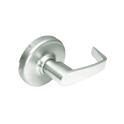 CL3370-NZD-618 Corbin CL3300 Series Extra Heavy Duty Full Dummy Cylindrical Locksets with Newport Lever in Bright Nickel Plated Finish