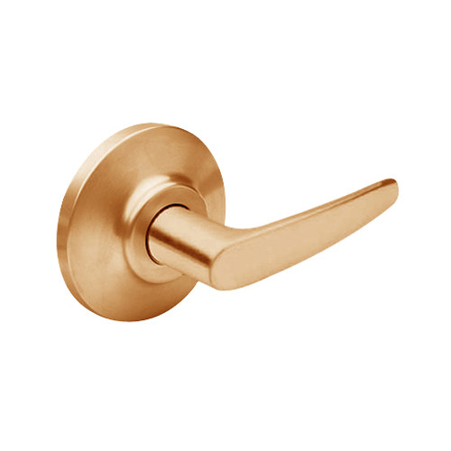 7KC-01DT16D-612 Best 7KC Series Single Dummy Trim Medium Duty Cylindrical Lever Locks with Curved Without Return Lever Design in Satin Bronze