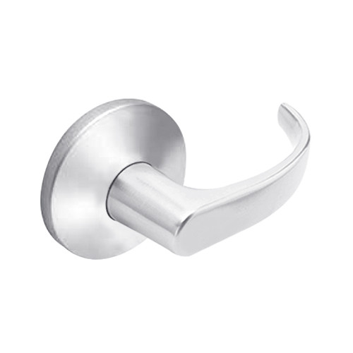 9KW37DEL14LS3625RQE Best 9KW Series Fail Safe Electromechanical Heavy Duty Cylindrical Lock with Curved w/ Return Style in Bright Chrome