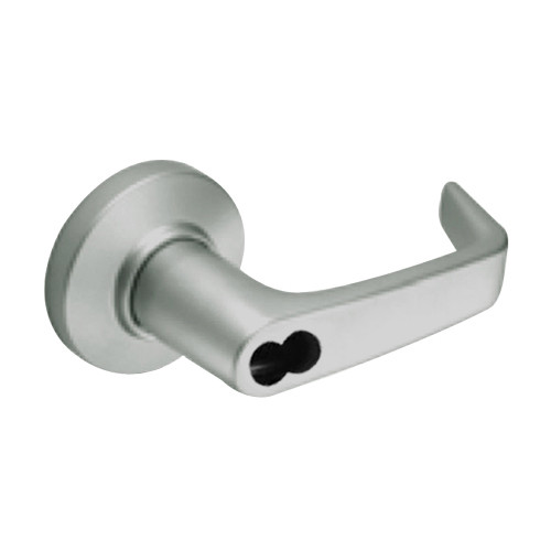 9KW37DEL15CSTK619 Best 9KW Series Fail Safe Electromechanical Heavy Duty Cylindrical Lock with Contour w/ Angle Return Style in Satin Nickel