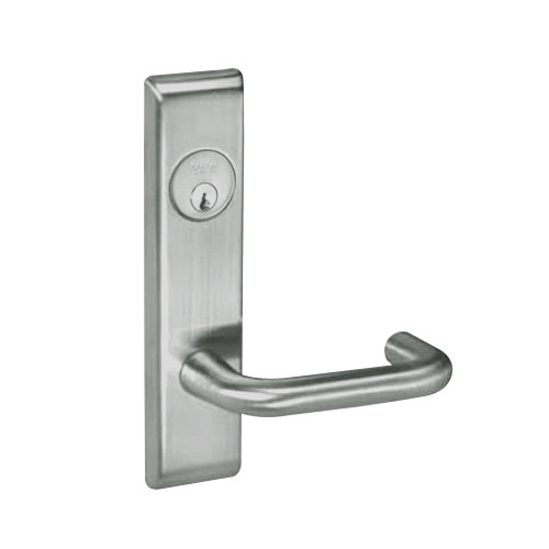 CRCN8807FL-619 Yale 8800FL Series Single Cylinder Mortise Entrance Locks with Carmel Lever in Satin Nickel