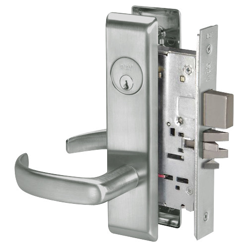 PBCN8812-2FL-619 Yale 8800FL Series Double Cylinder Mortise Classroom Security Deadbolt Locks with Pacific Beach Lever in Satin Nickel