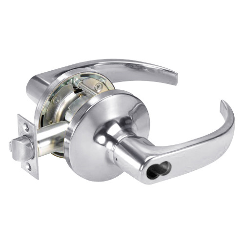 SI-PB5418LN-625 Yale 5400LN Series Double Cylinder Intruder Classroom Security Cylindrical Locks with Pacific Beach Lever Prepped for Schlage IC Core in Bright Chrome