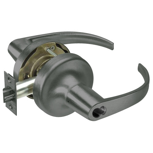 SI-PB5307LN-620 Yale 5300LN Series Single Cylinder Entry Cylindrical Lock with Pacific Beach Lever Prepped for Schlage IC Core in Antique Nickel