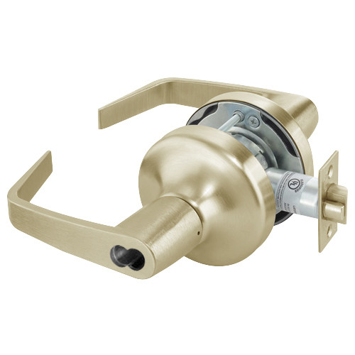 B-AU4704LN-606 Yale 4700LN Series Single Cylinder Entry Cylindrical Lock with Augusta Lever Prepped for SFIC in Satin Brass B-AU4704LN-606 Yale 4700LN Series Single Cylinder Entry Cylindrical Lock with Augusta Lever Prepped for SFIC in Satin Brass