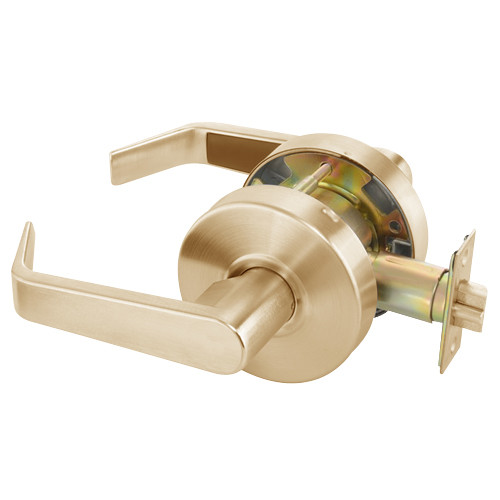 AU4601LN-612 Yale 4600LN Series Non Keyed Passage or Closet Cylindrical Lock with Augusta Lever in Satin Bronze AU4601LN-612 Yale 4600LN Series Non Keyed Passage or Closet Cylindrical Lock with Augusta Lever in Satin Bronze