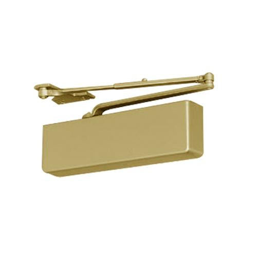 PR4410-696-LH Yale 4400 Series Institutional Door Closer with Parallel Rigid Arm in Satin Brass