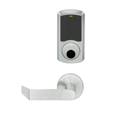 LEMS-GRW-L-06-619-00B Schlage Less Cylinder Storeroom Wireless Greenwich Mortise Lock with LED Indicator and Rhodes Lever in Satin Nickel LEMS-GRW-L-06-619-00B Schlage Less Cylinder Storeroom Wireless Greenwich Mortise Lock with LED Indicator and Rhodes Lever in Satin Nickel