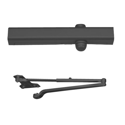 PR3311-693-LH Yale 3000 Series Architectural Door Closer with Parallel Rigid Arm in Black