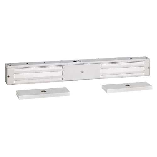 1572VB2 SDC 1570 Series 1200lb Holding Force Double EM Magnetic Door Lock with Magnetic Bond Sensor in Aluminum