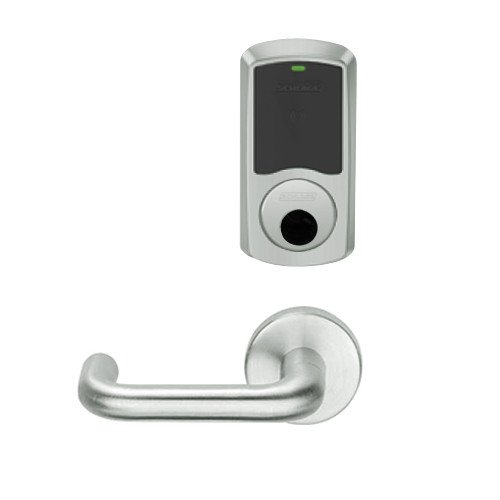 LEMD-GRW-L-03-619-00A Schlage Less Cylinder Privacy/Apartment Wireless Greenwich Mortise Deadbolt Lock with LED and Tubular Lever in Satin Nickel LEMD-GRW-L-03-619-00A Schlage Less Cylinder Privacy/Apartment Wireless Greenwich Mortise Deadbolt Lock with LED and Tubular Lever in Satin Nickel