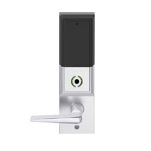 LEMS-ADD-P-05-626AM Schlage Storeroom Wireless Addison Mortise Lock with LED and 05 Lever in Satin Chrome Antimicrobial