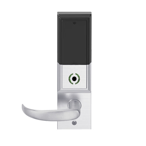 LEMS-ADD-L-17-626AM Schlage Less Mortise Cylinder Storeroom Wireless Addison Mortise Lock with LED and Sparta Lever in Satin Chrome Antimicrobial