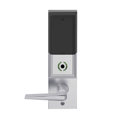 LEMB-ADD-J-05-626 Schlage Privacy/Office Wireless Addison Mortise Lock with Push Button, LED and 05 Lever Prepped for FSIC in Satin Chrome