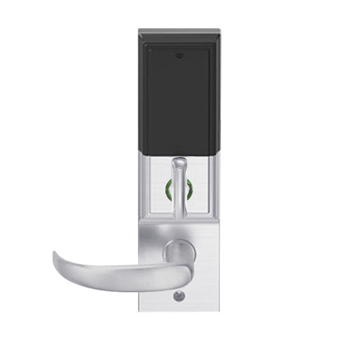 LEMD-ADD-L-17-626AM Schlage Less Mortise Cylinder Privacy/Apartment Wireless Addison Mortise Deadbolt Lock with LED and Sparta Lever in Satin Chrome Antimicrobial