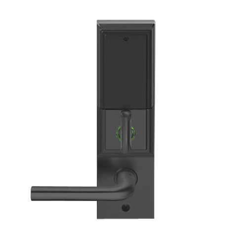 LEMD-ADD-BD-02-622 Schlage Privacy/Apartment Wireless Addison Mortise Deadbolt Lock with LED and 02 Lever Prepped for SFIC in Matte Black