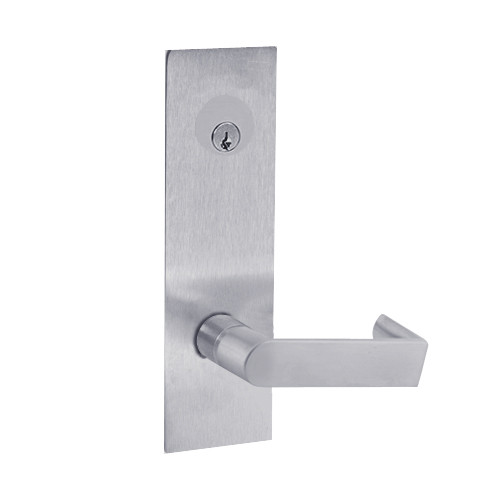 Z7850LQEE SDC Z7800 Selectric Pro Series Locked Outside Sides Failsafe Electric Mortise Lock with Eclipse Lever in Satin Chrome