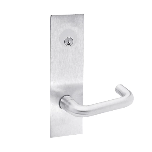 Z7852LRPNE SDC Z7800 Selectric Pro Series Locked Outside Only Failsecure Electric Mortise Lock with Nova Lever in Bright Chrome