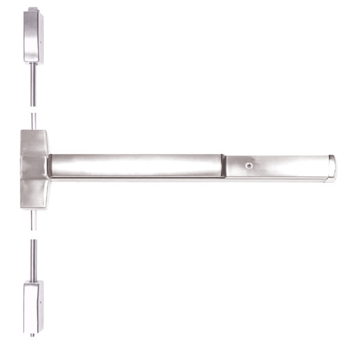ED5400-629-M61 Corbin ED5400 Series Non Fire Rated Vertical Rod Exit Device with Exit Alarm Device in Bright Stainless Steel Finish ED5400-629-M61 Corbin ED5400 Series Non Fire Rated Vertical Rod Exit Device with Exit Alarm Device in Bright Stainless Steel Finish