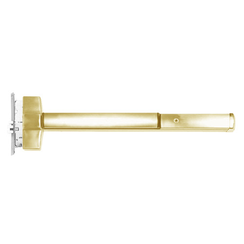 ED5600L-606-W048-MELR-M92-RHR Corbin ED5600 Series Non Fire Rated Mortise Exit Device with Motorized Latch Retraction and Touchbar Monitoring in Satin Brass Finish