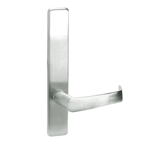 N855-618-LHR Corbin ED4000 Series Exit Device Trim with Classroom Newport Lever in Bright Nickel Finish