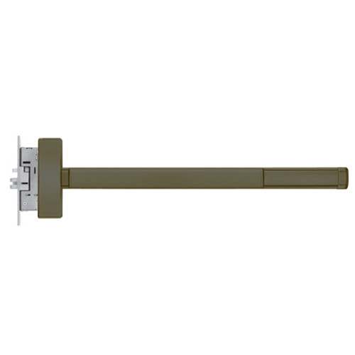 DEFL2301-LHR-613-48 PHI 2300 Series Fire Rated Apex Mortise Exit Device with Delayed Egress Prepped for Cover Plate in Oil Rubbed Bronze Finish