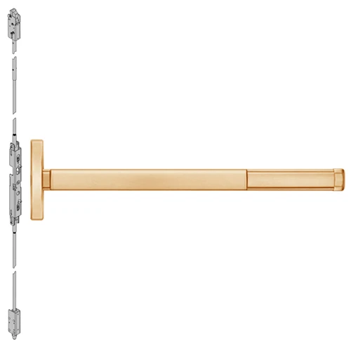 MLRFL2602-612-48 PHI 2600 Series Fire Rated Concealed Vertical Rod Exit Device with Motorized Latch Retraction Prepped for Dummy Trim in Satin Bronze Finish