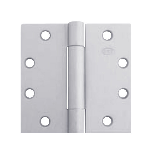 3CB1-4-5x4-5-652 IVES 3 Knuckle Concealed Bearing Full Mortise Hinge in Satin Chrome Plated