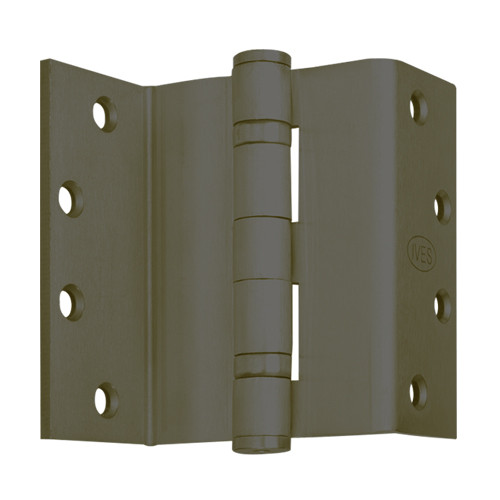 5BB1SC-4-5-640 IVES 5 Knuckle Ball Bearing Swing Clear Full Mortise Hinge in Oil Rubbed Bronze