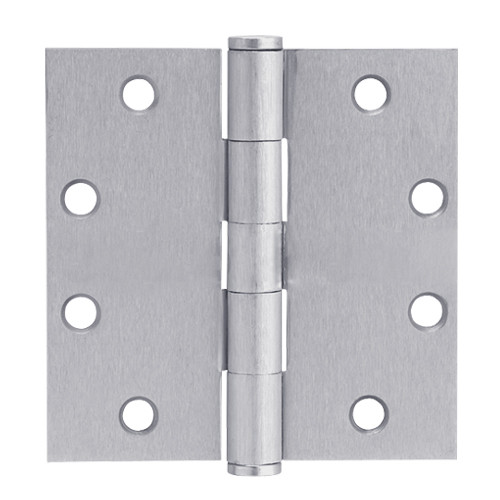 5PB1-4-5x4-5-626-NRP IVES 5 Knuckle Plain Bearing Full Mortise Hinge in Satin Chrome
