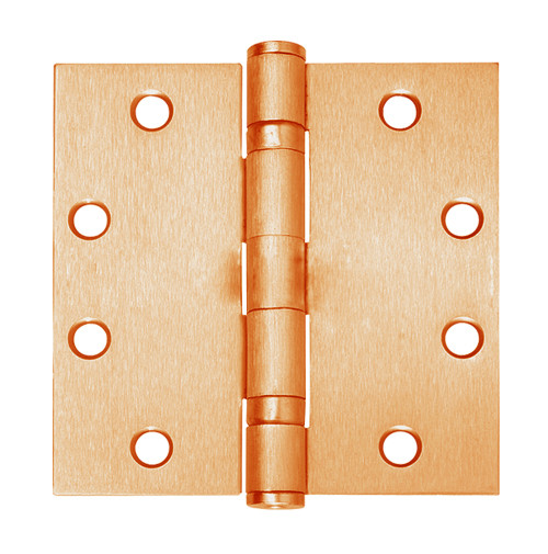 5BB1-4x4-639-NRP IVES 5 Knuckle Ball Bearing Full Mortise Hinge in Satin Bronze Plated