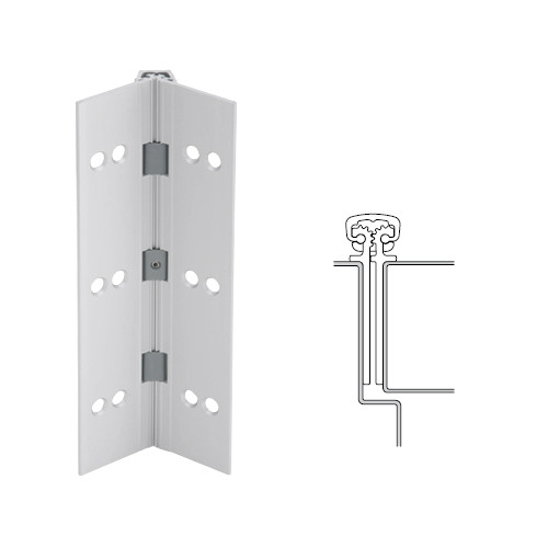 027XY-US28-95 IVES Full Mortise Continuous Geared Hinges in Satin Aluminum 027XY-US28-95 IVES Full Mortise Continuous Geared Hinges in Satin Aluminum