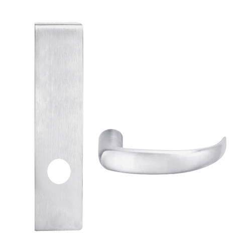 L9010-17L-625 Schlage L Series Passage Latch Commercial Mortise Lock with 17 Cast Lever Design in Bright Chrome