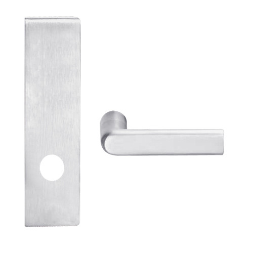 L0172-01N-626 Schlage L Series Double Dummy Trim Commercial Mortise Lock with 01 Cast Lever Design in Satin Chrome